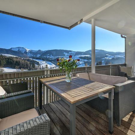 Haus "Bergblick" Ferienwohnung Hochgrat Oberstaufen Mit 2 Schlafzimmer Dış mekan fotoğraf