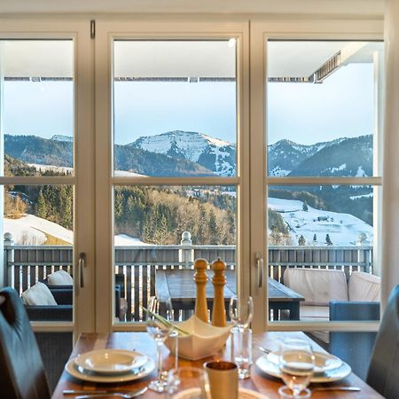 Haus "Bergblick" Ferienwohnung Hochgrat Oberstaufen Mit 2 Schlafzimmer Dış mekan fotoğraf