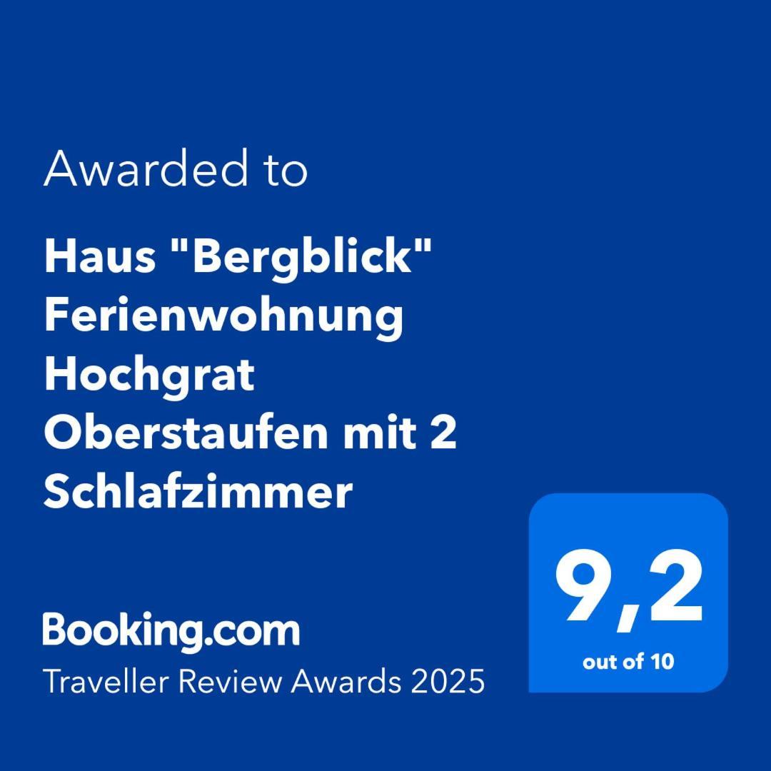 Haus "Bergblick" Ferienwohnung Hochgrat Oberstaufen Mit 2 Schlafzimmer Dış mekan fotoğraf